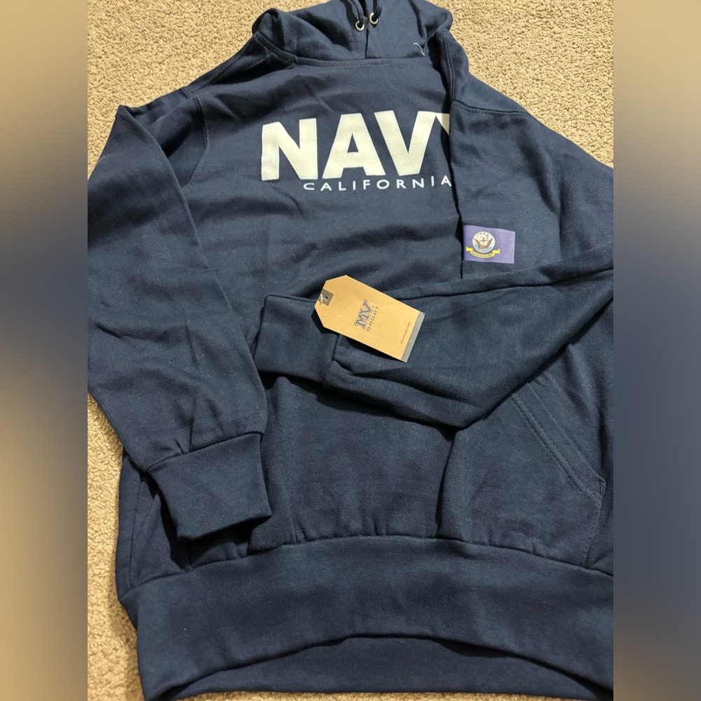 NWT US NAVY HOODIE